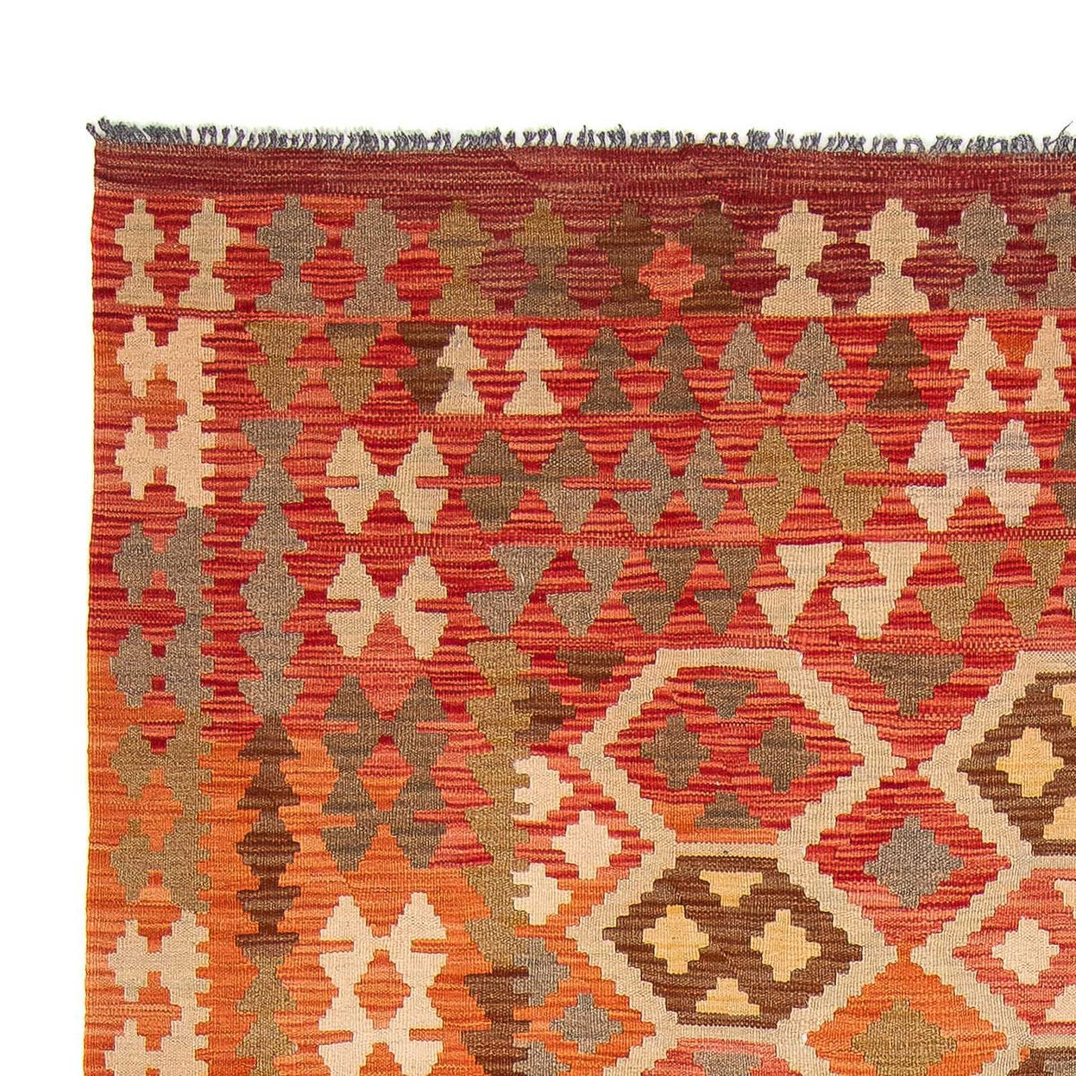 Kelim Carpet - Splash - 300 x 205 cm - flerfarvet