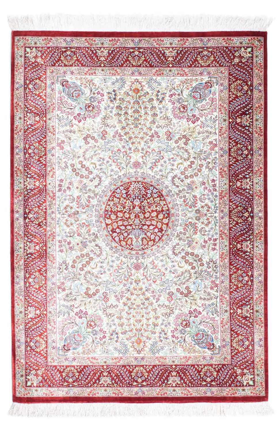 Persisk tæppe - Ghom - 158 x 103 cm - beige