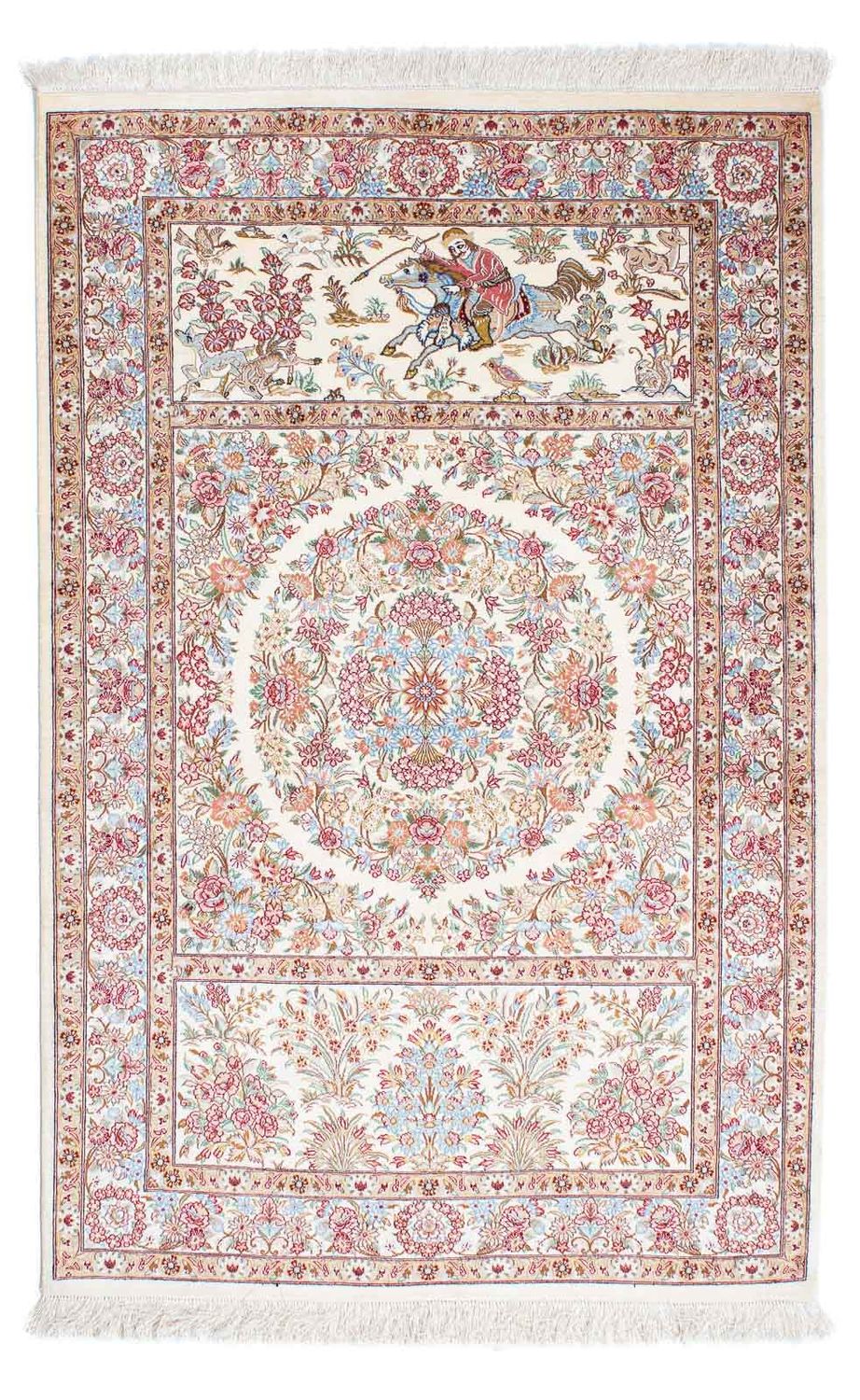 Persisk tæppe - Ghom - 157 x 100 cm - beige