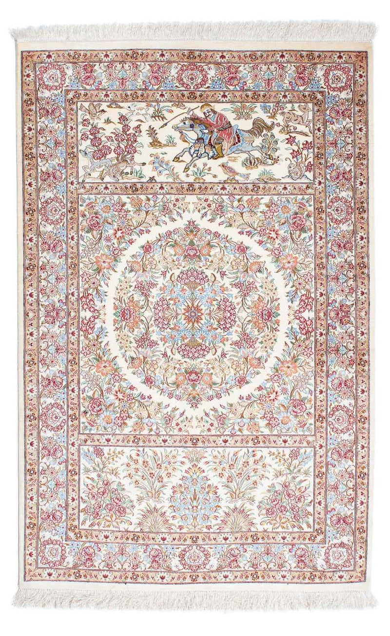 Persisk tæppe - Ghom - 157 x 100 cm - beige
