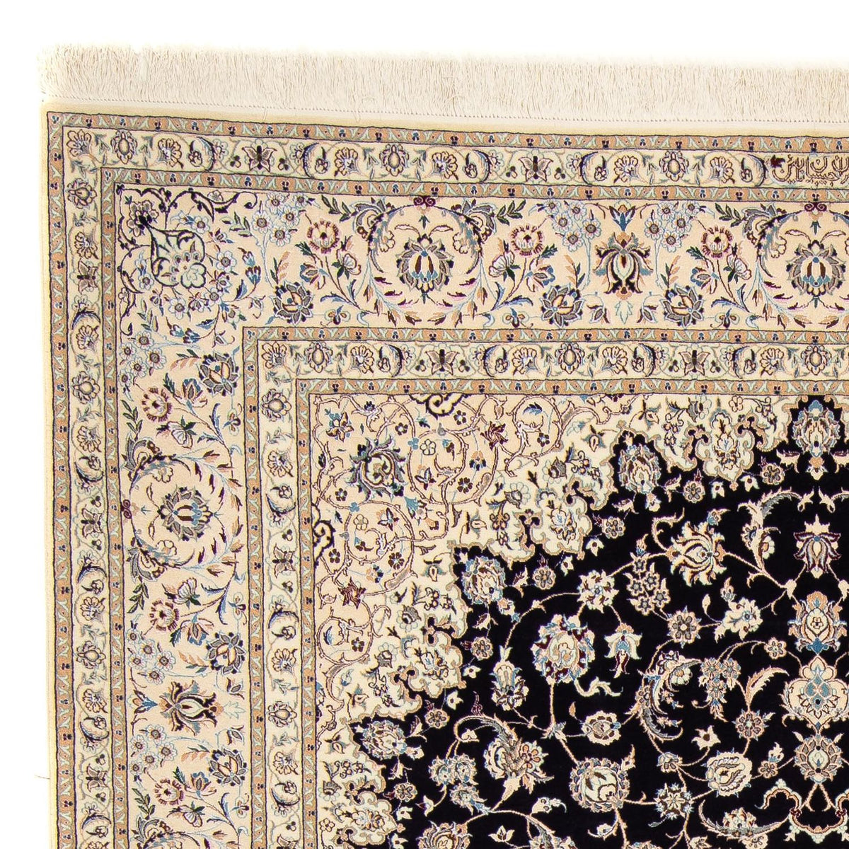 Persisk tæppe - Nain - Premium - 250 x 206 cm - beige