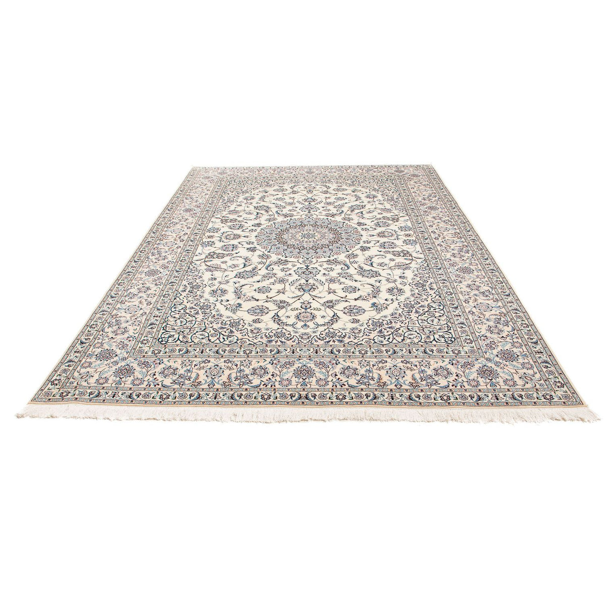 Persisk tæppe - Nain - Premium - 307 x 207 cm - beige