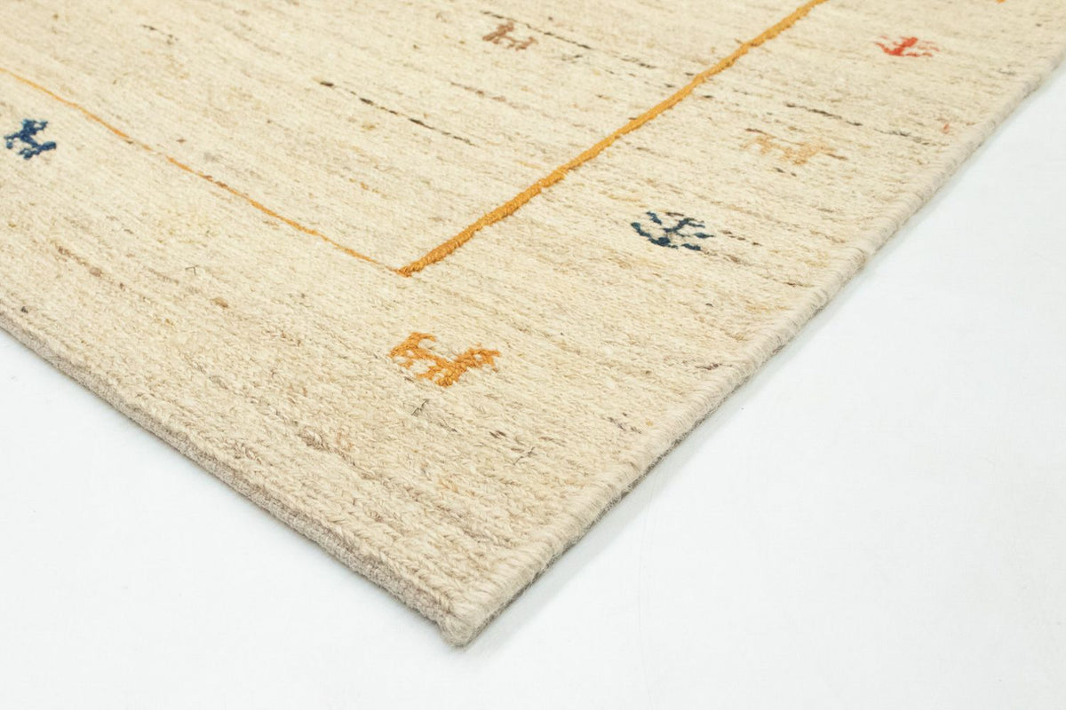 Gabbeh-tæppe - Persisk - 143 x 97 cm - beige