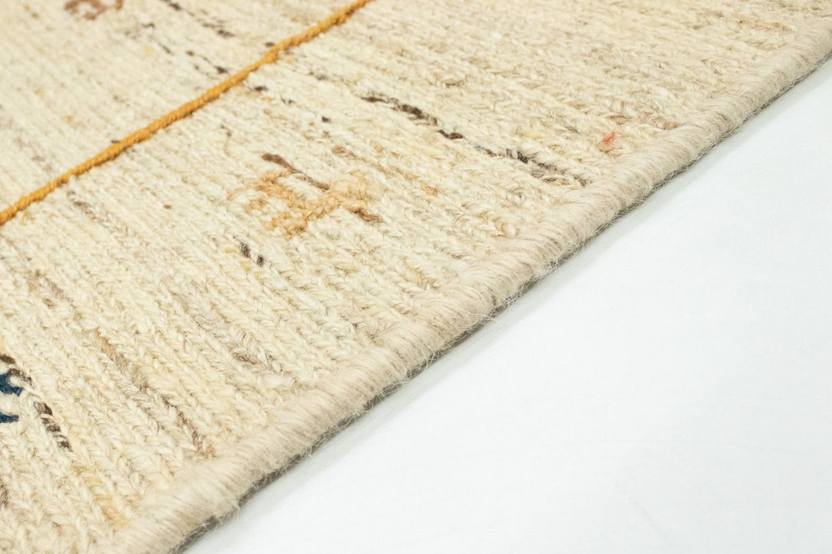 Gabbeh-tæppe - Persisk - 143 x 97 cm - beige