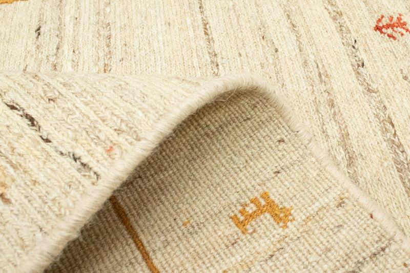 Gabbeh-tæppe - Persisk - 143 x 97 cm - beige