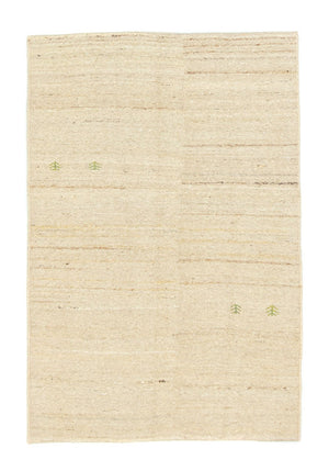 Gabbeh-tæppe - Persisk - 140 x 95 cm - beige