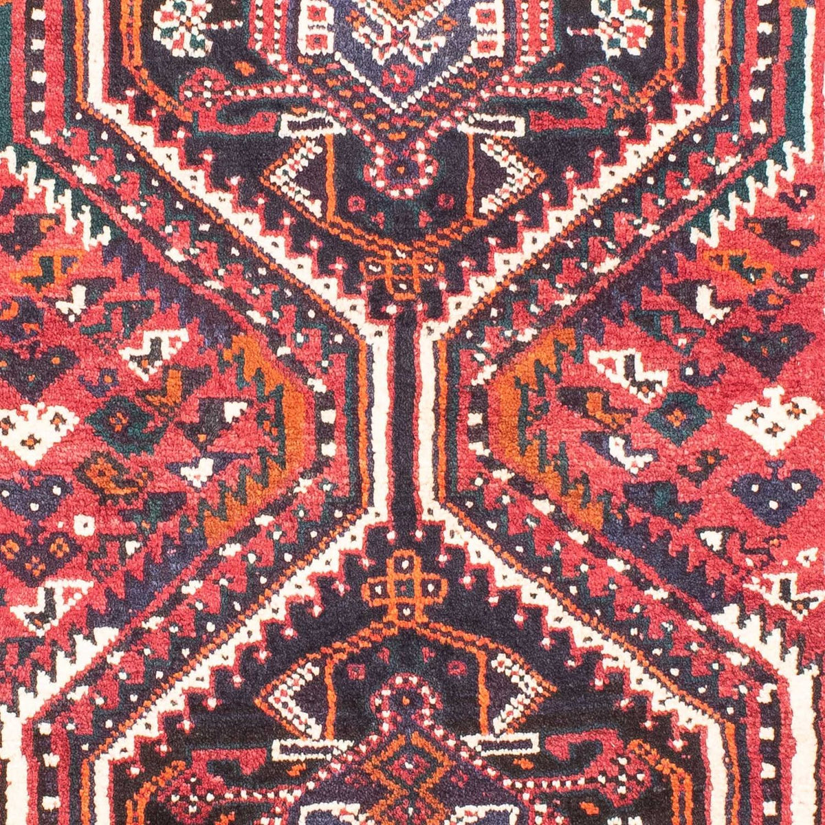 Persisk tæppe - Nomadisk - 155 x 110 cm - rød