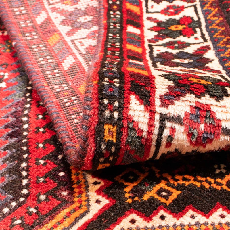 Persisk tæppe - Nomadisk - 158 x 110 cm - mørkerød