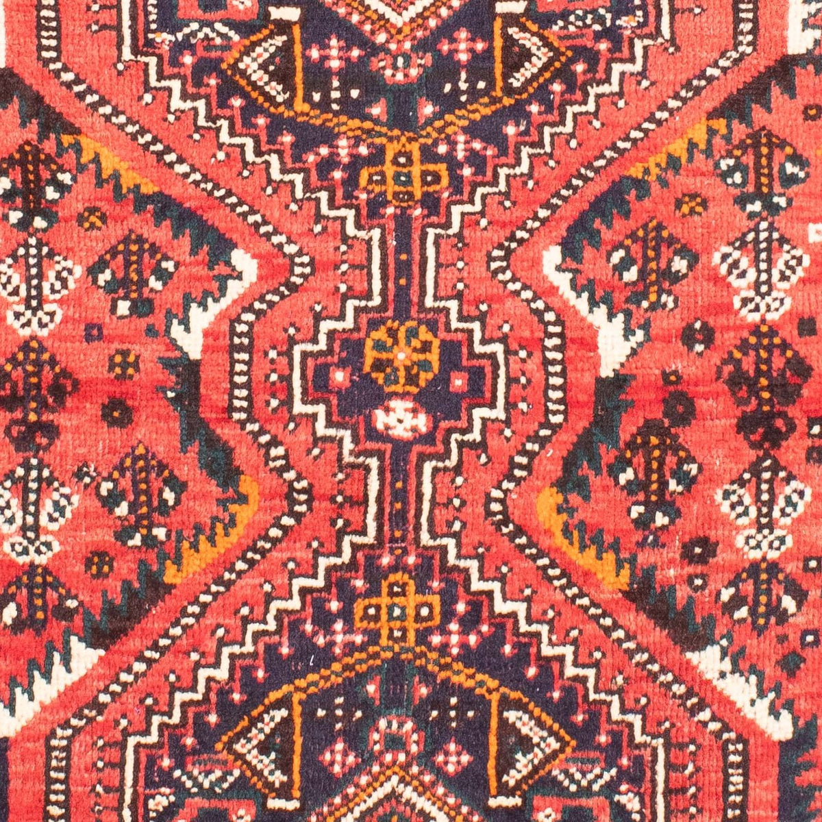 Persisk tæppe - Nomadisk - 160 x 110 cm - lysrød