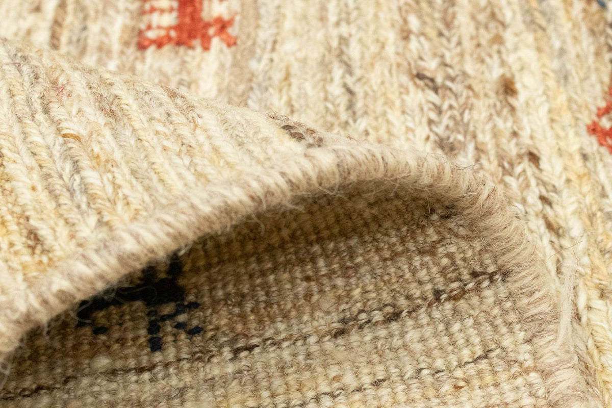 Gabbeh-tæppe - Persisk - 182 x 110 cm - beige