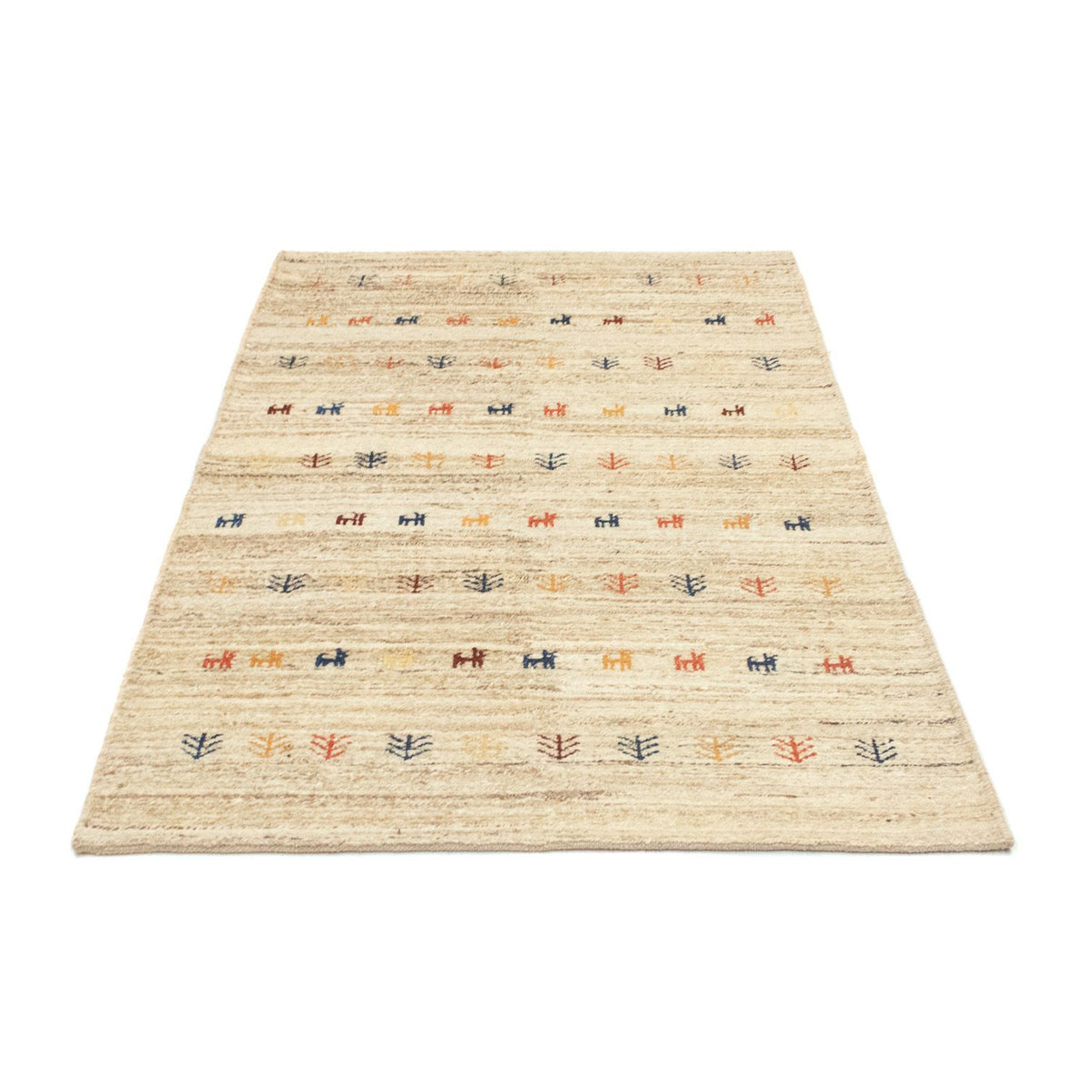 Gabbeh-tæppe - Persisk - 182 x 110 cm - beige