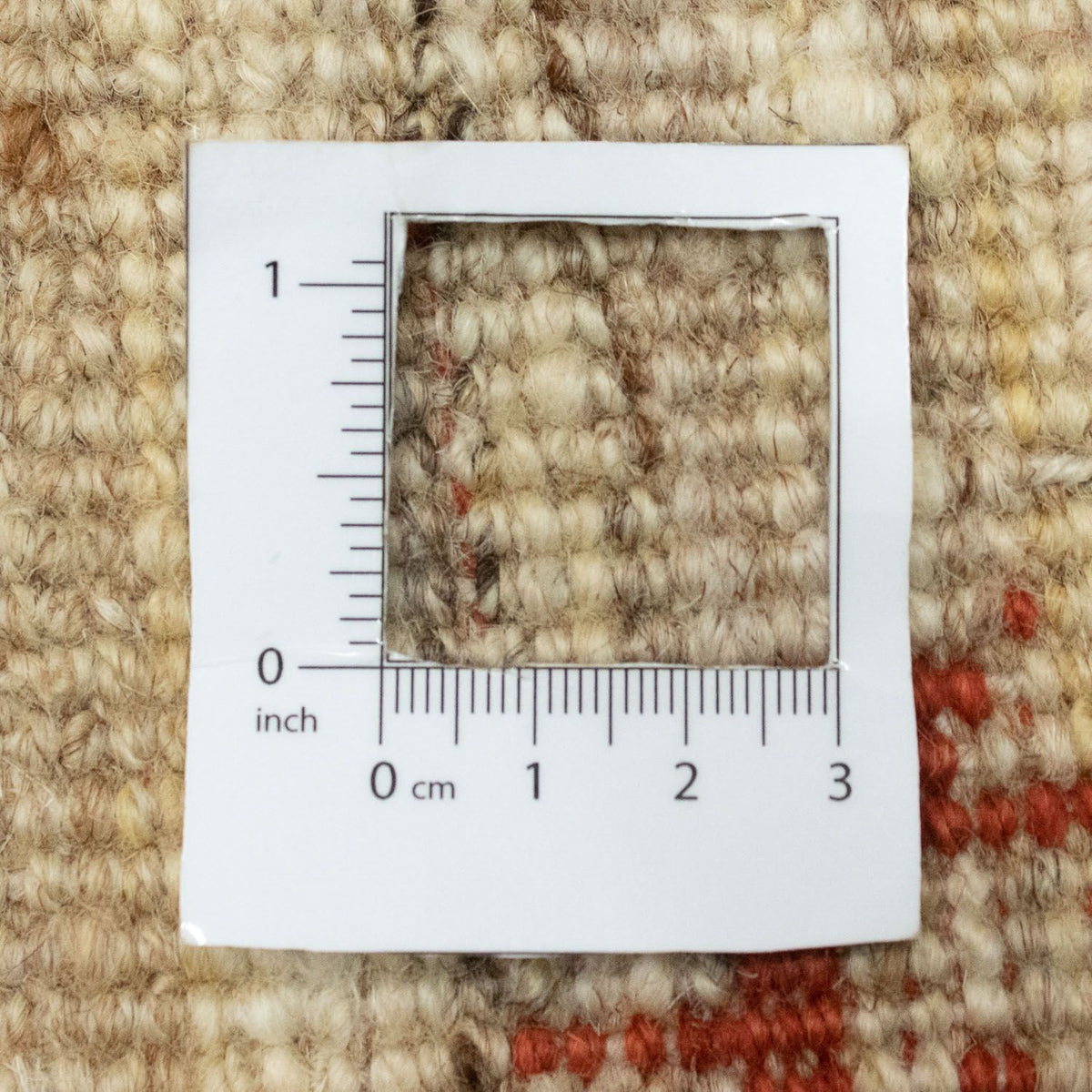 Gabbeh-tæppe - Persisk - 182 x 110 cm - beige