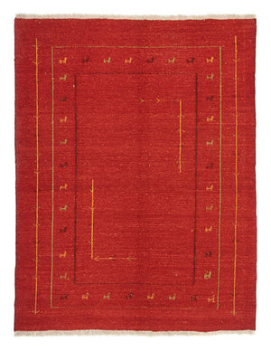 Gabbeh-tæppe - Persisk - 195 x 151 cm - rød