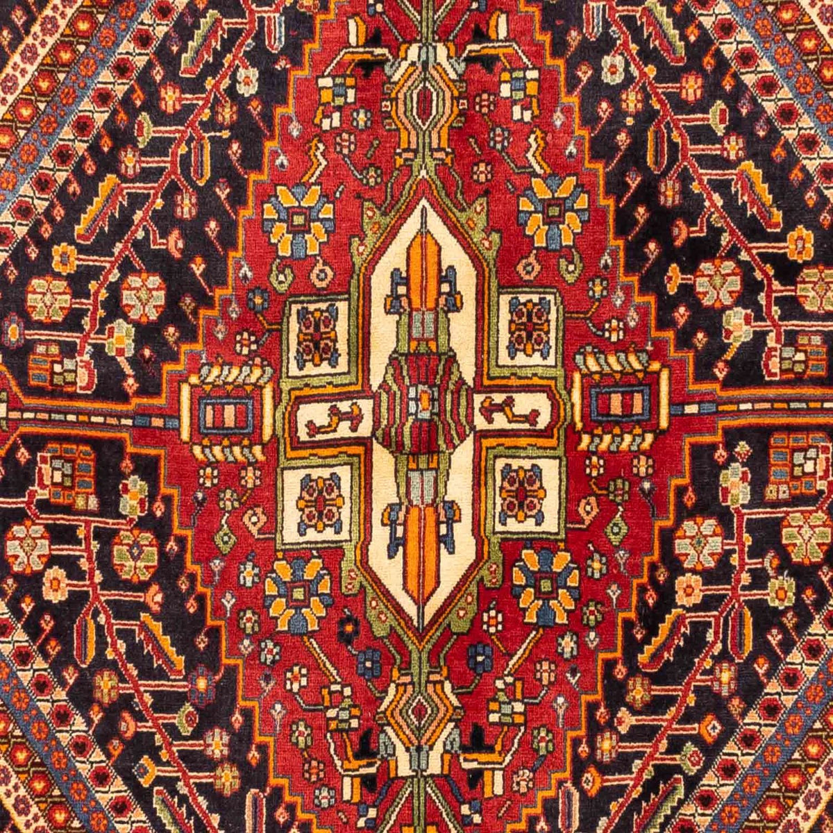 Persisk tæppe - Nomadisk - 255 x 160 cm - flerfarvet