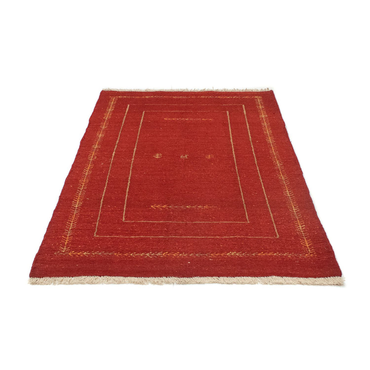 Gabbeh-tæppe - Persisk - 170 x 112 cm - rød
