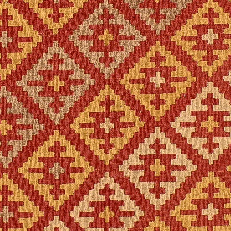 Kelim-tæppe - orientalsk - 205 x 150 cm - mørkerød