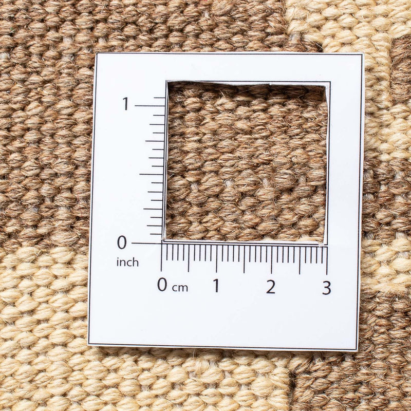 Kelim-tæppe - orientalsk - 203 x 165 cm - lys brun