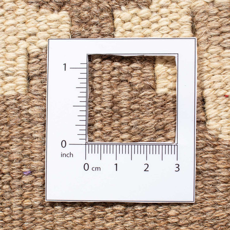 Kelim-tæppe - orientalsk - 190 x 145 cm - lys brun