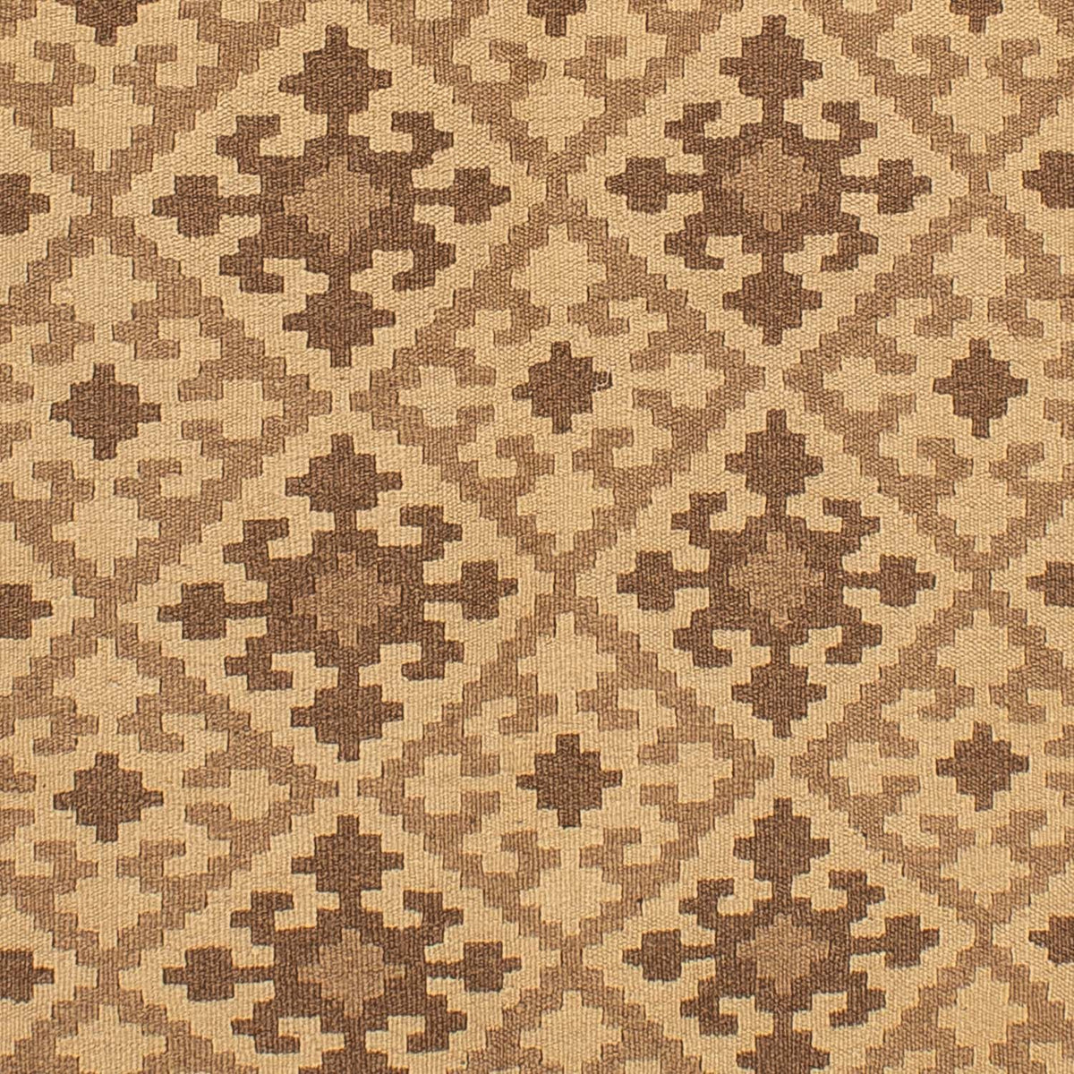 Kelim-tæppe - orientalsk - 210 x 155 cm - lys brun