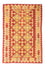 Kelim-tæppe - orientalsk - 182 x 125 cm - orange