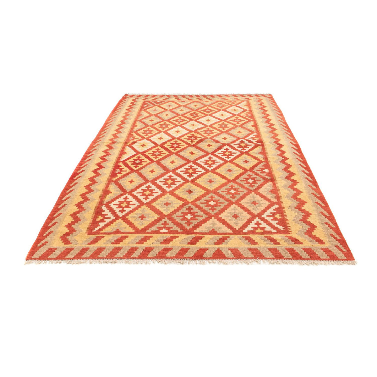 Kelim-tæppe - orientalsk - 252 x 165 cm - flerfarvet
