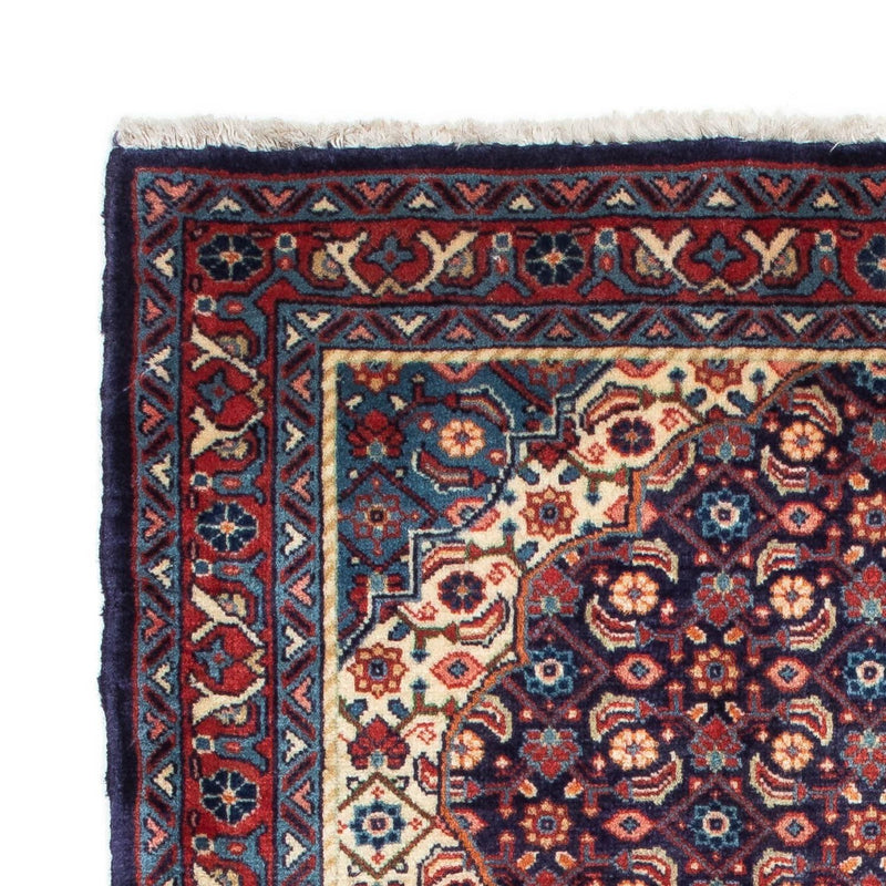 Persisk tæppe - Nomadisk - 135 x 67 cm - mørkeblå