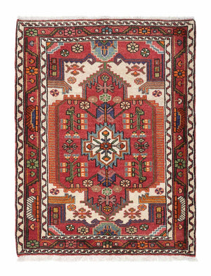 Persisk tæppe - Nomadisk - 117 x 88 cm - rød