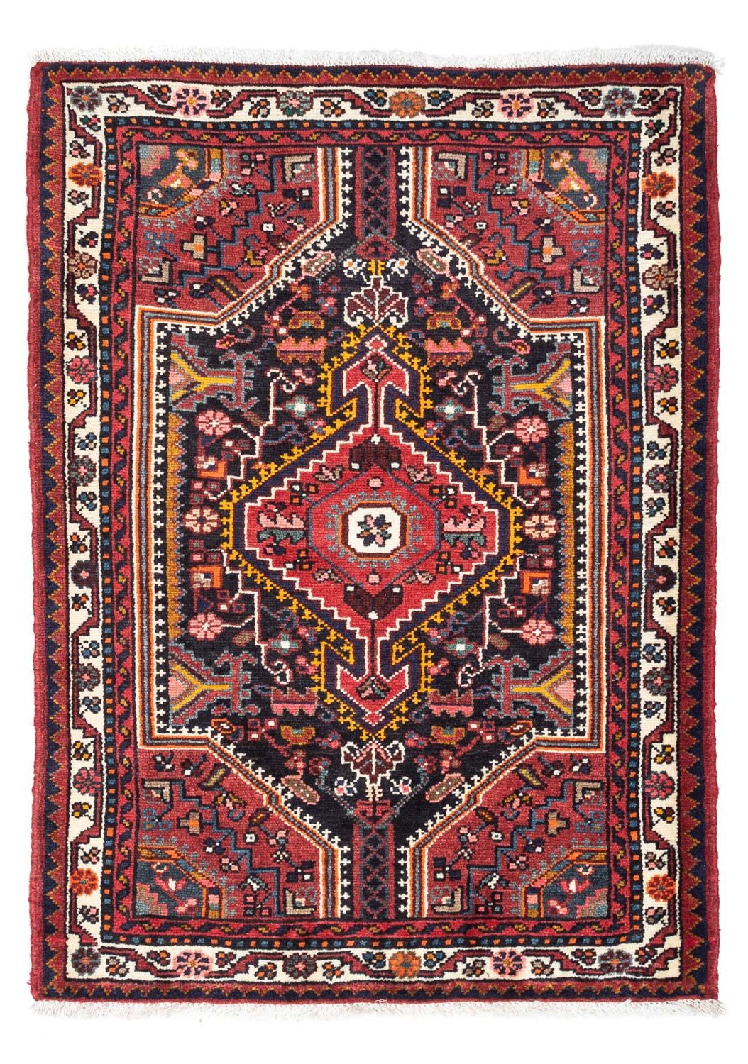 Persisk tæppe - Nomadisk - 122 x 85 cm - rød