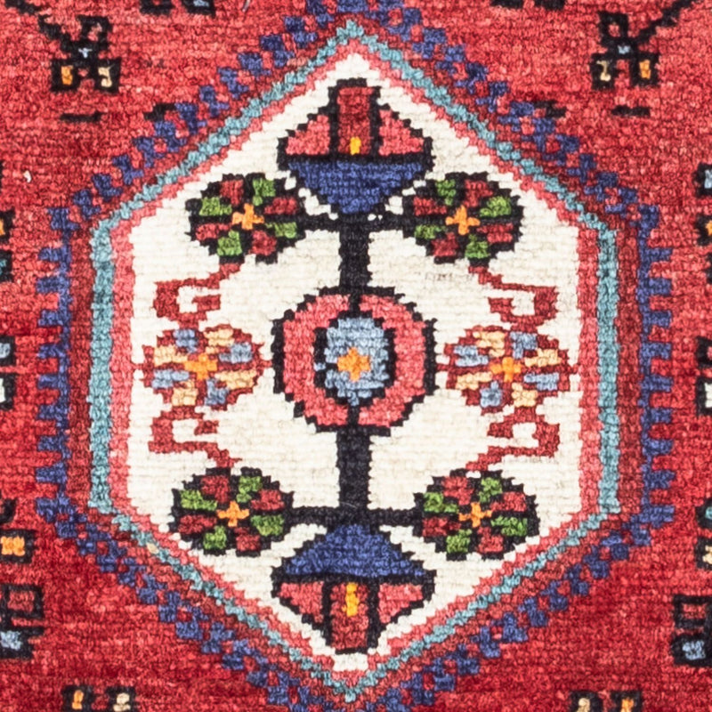 Persisk tæppe - Nomadisk - 117 x 77 cm - lysrød