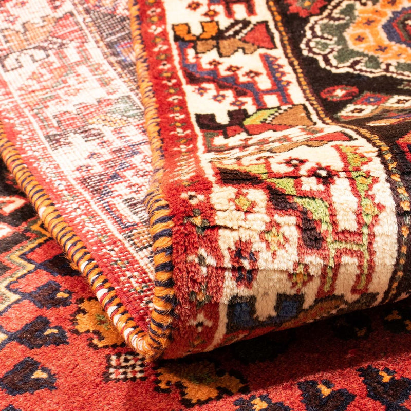 Persisk tæppe - Nomadisk - 166 x 110 cm - mørkerød