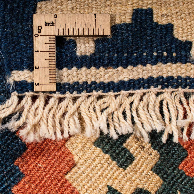 Kelim-tæppe - orientalsk - 265 x 218 cm - flerfarvet