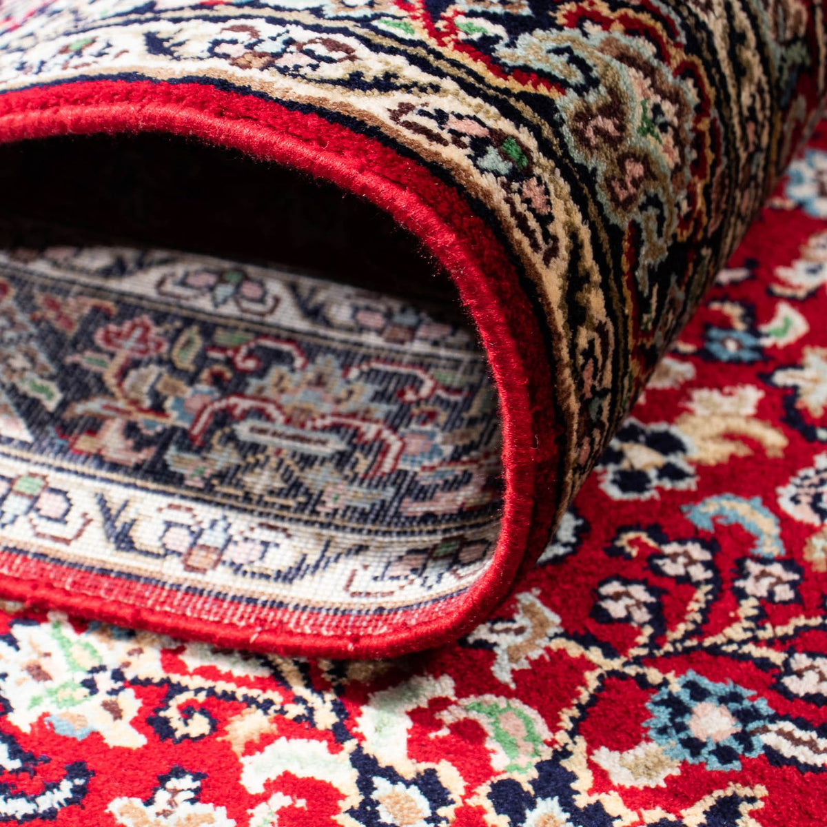 Løber Persisk tæppe - Classic - 203 x 65 cm - mørkerød