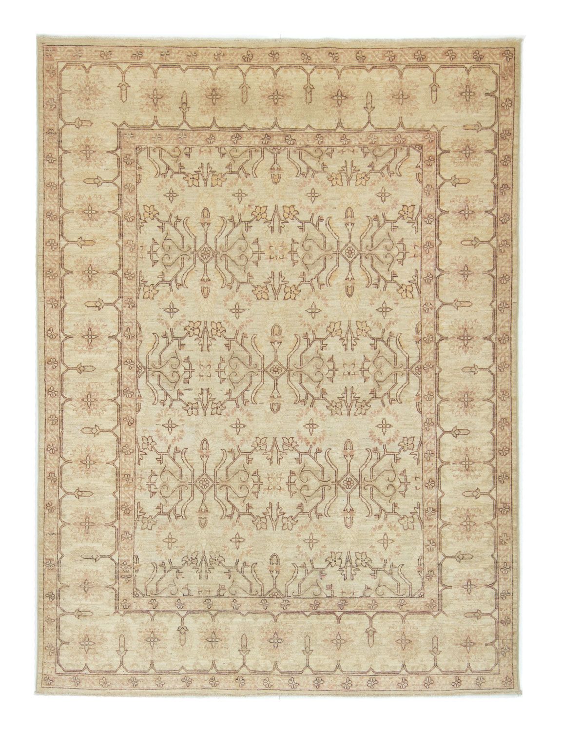 Persisk tæppe - Tabriz - 198 x 150 cm - beige