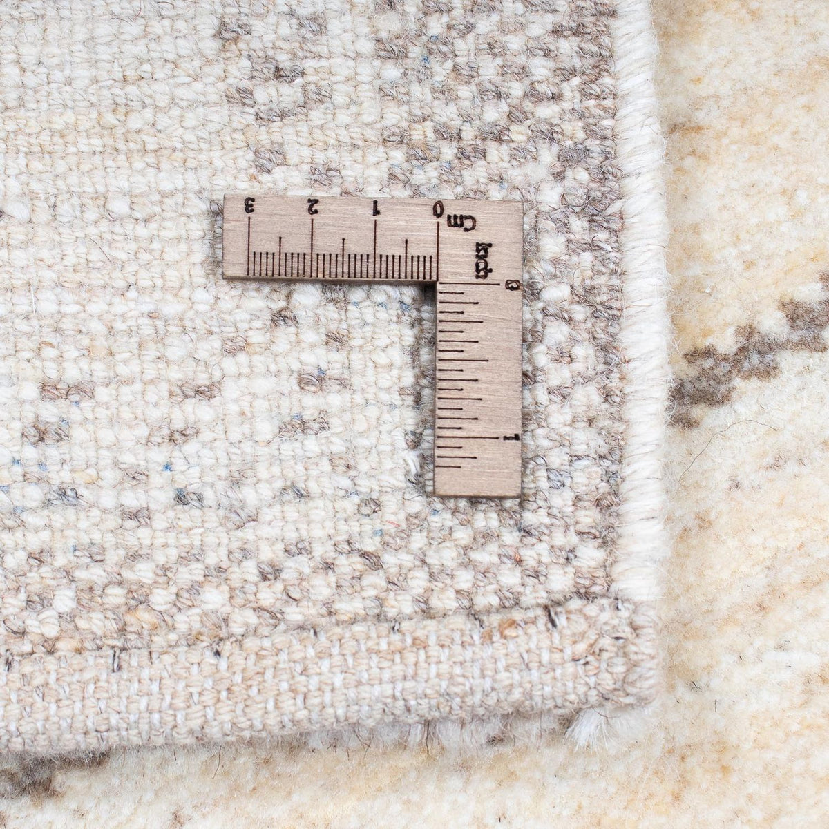 Løber Gabbeh Tæppe - Loribaft Persisk - 345 x 75 cm - beige