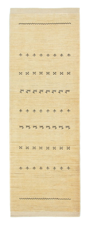 Løber Gabbeh-tæppe - Persisk - 255 x 85 cm - flerfarvet