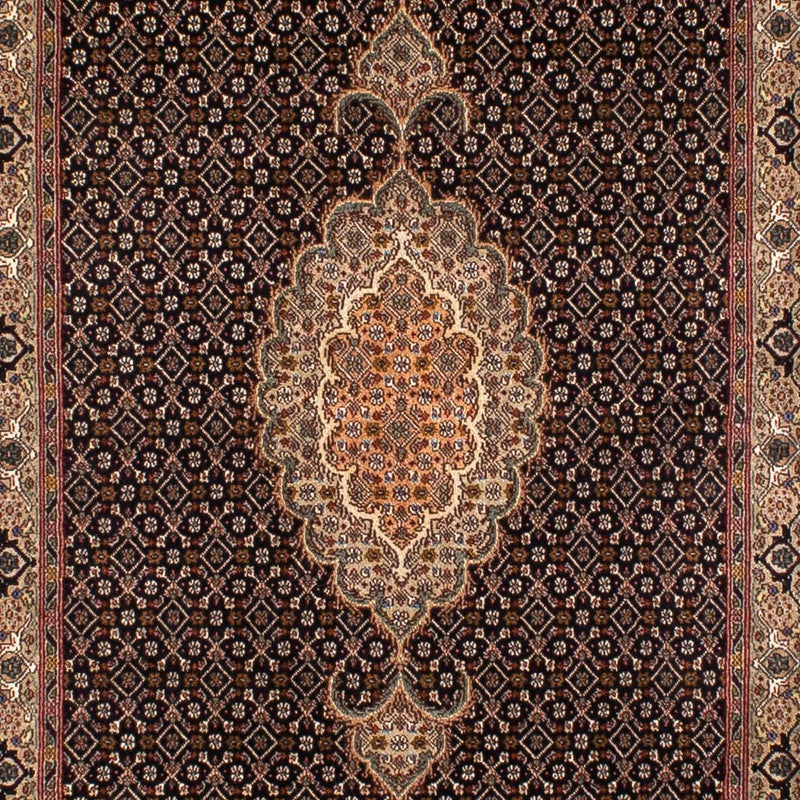Løber Persisk tæppe - Tabriz - 295 x 77 cm - mørkeblå