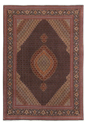 Persisk tæppe - Tabriz - 359 x 252 cm - brun
