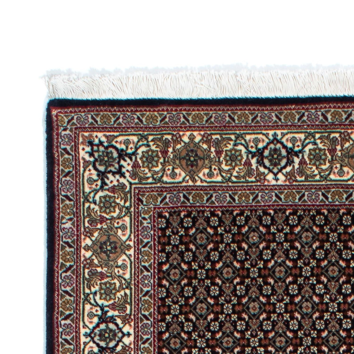 Løber Persisk tæppe - Tabriz - 209 x 85 cm - mørkeblå