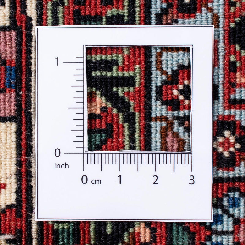 Persisk tæppe - Bijar - 245 x 176 cm - lysrød