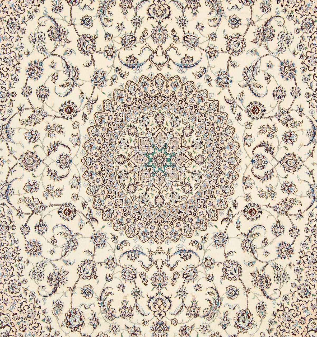 Persisk tæppe - Nain - Premium - 262 x 209 cm - beige