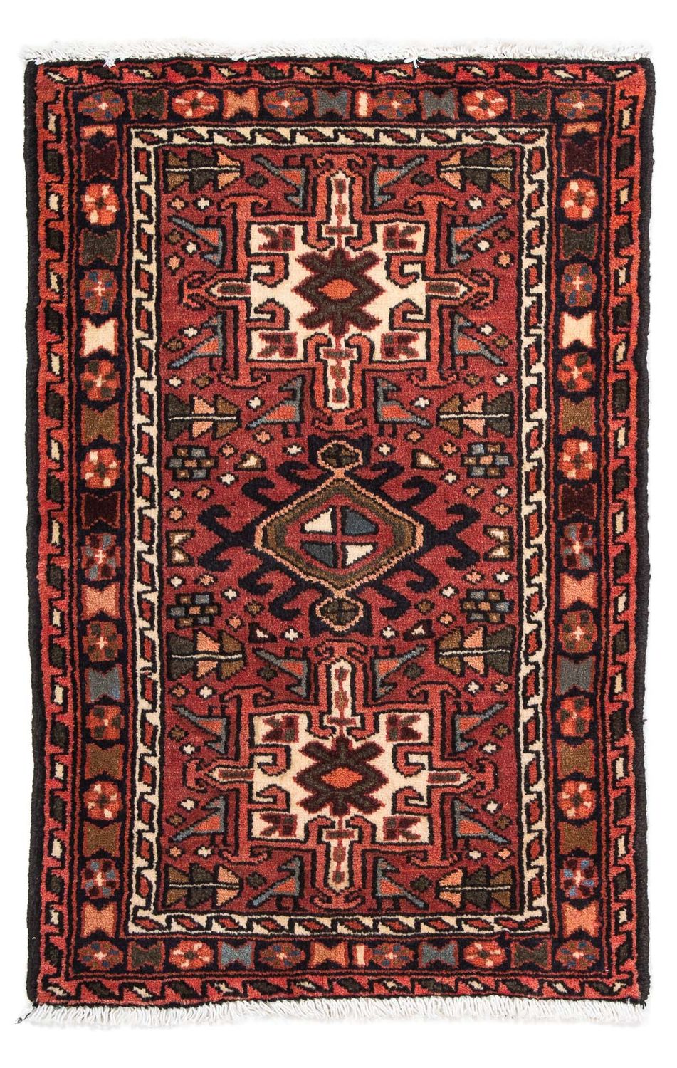 Persisk tæppe - Nomadisk - 105 x 65 cm - brun