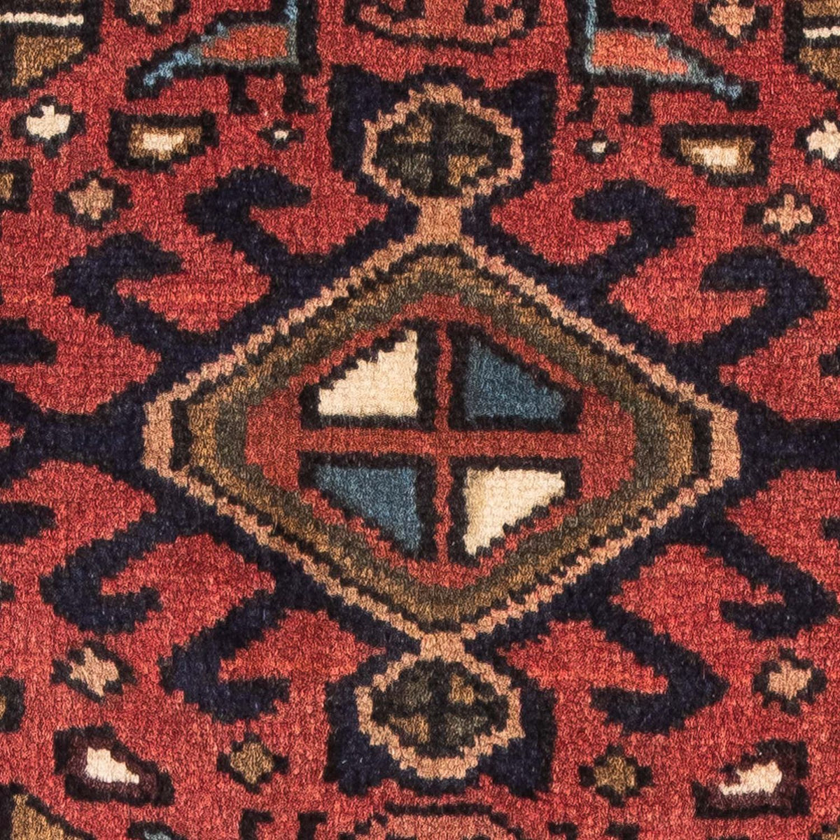 Persisk tæppe - Nomadisk - 100 x 67 cm - mørkerød