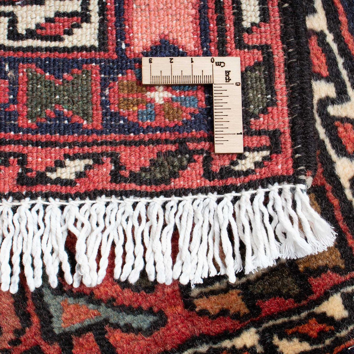 Persisk tæppe - Nomadisk - 100 x 67 cm - mørkerød