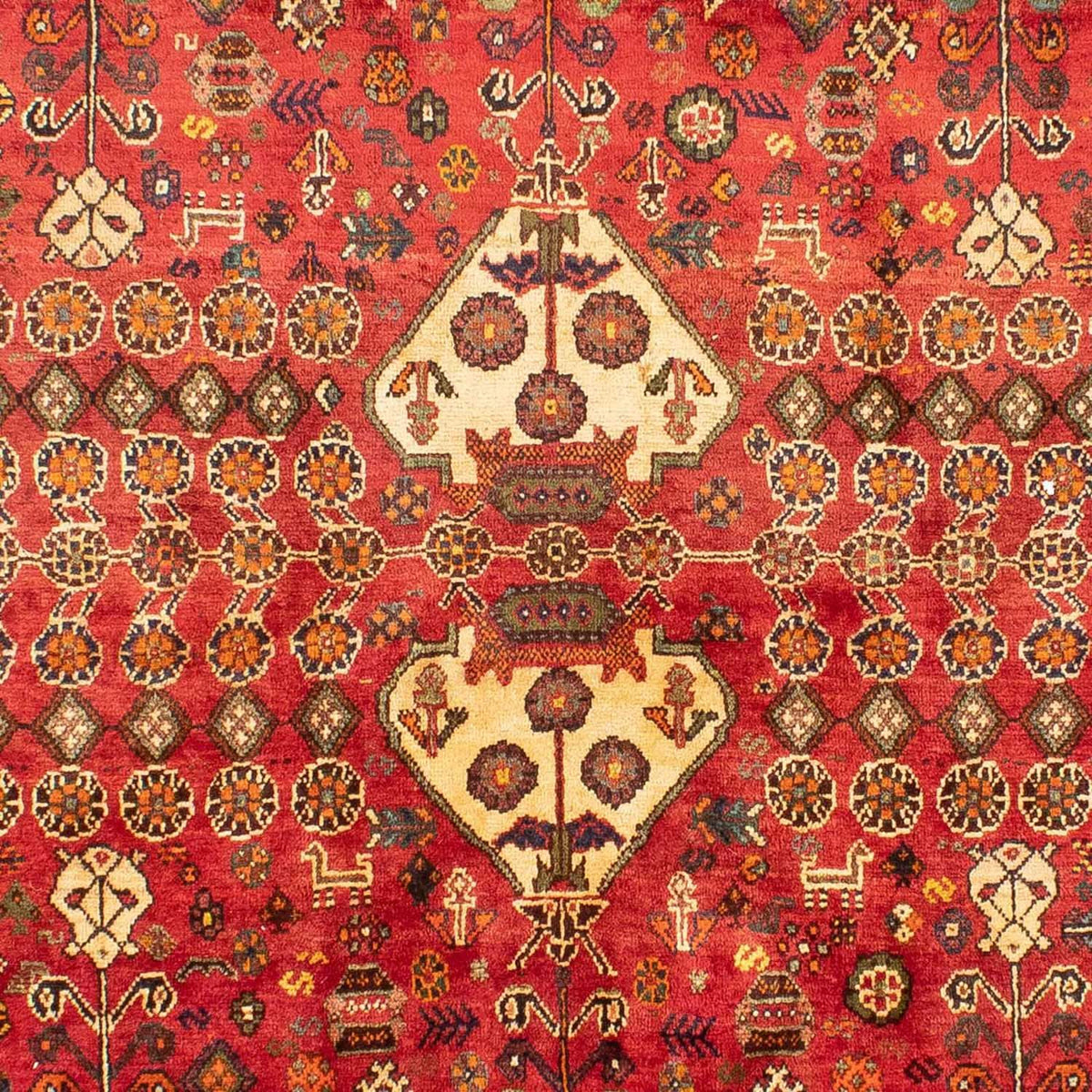Persisk tæppe - Nomadisk - 283 x 185 cm - rød