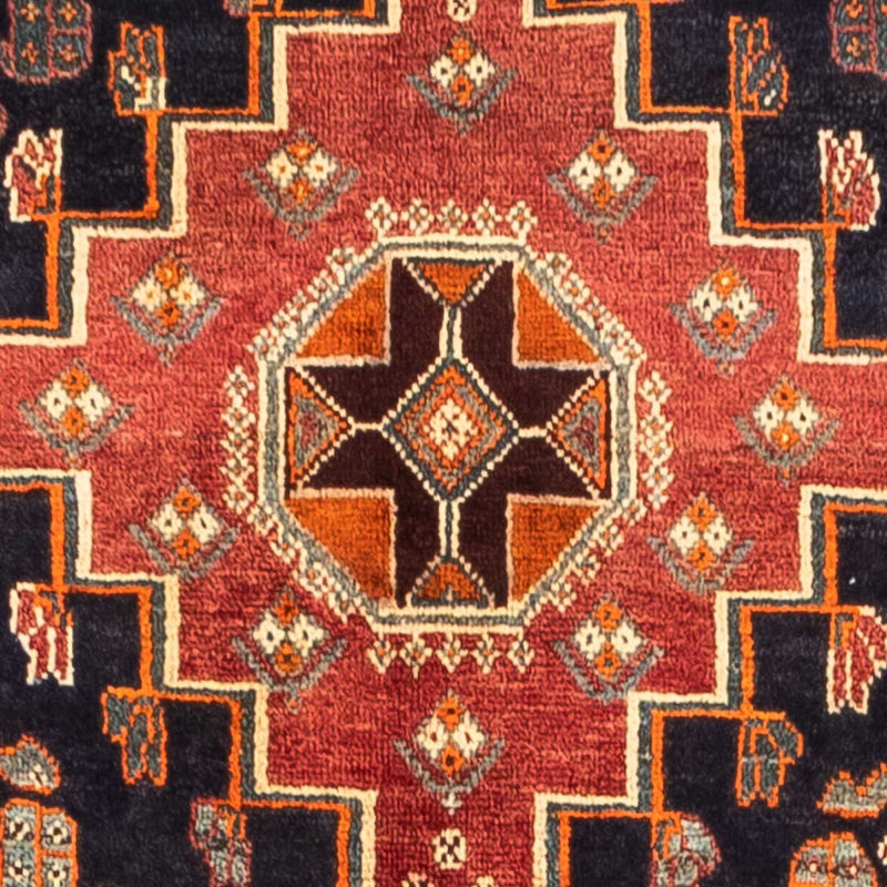 Persisk tæppe - Nomadisk - 246 x 160 cm - mørkeblå