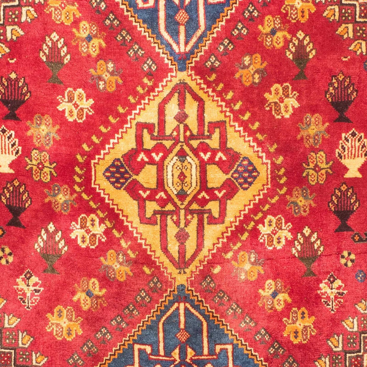 Persisk tæppe - Nomadisk - 175 x 120 cm - mørkerød