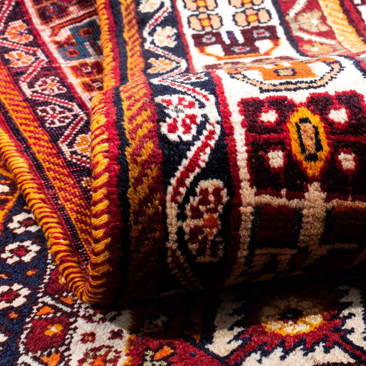 Persisk tæppe - Nomadisk - 260 x 165 cm - flerfarvet