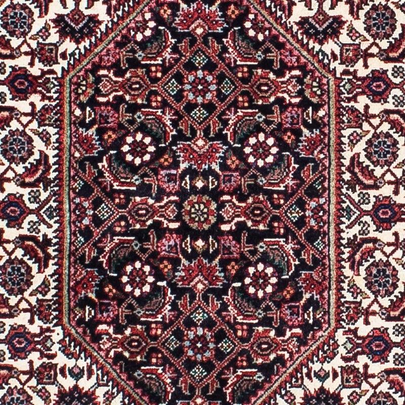 Persisk tæppe - Bijar - 202 x 133 cm - rød