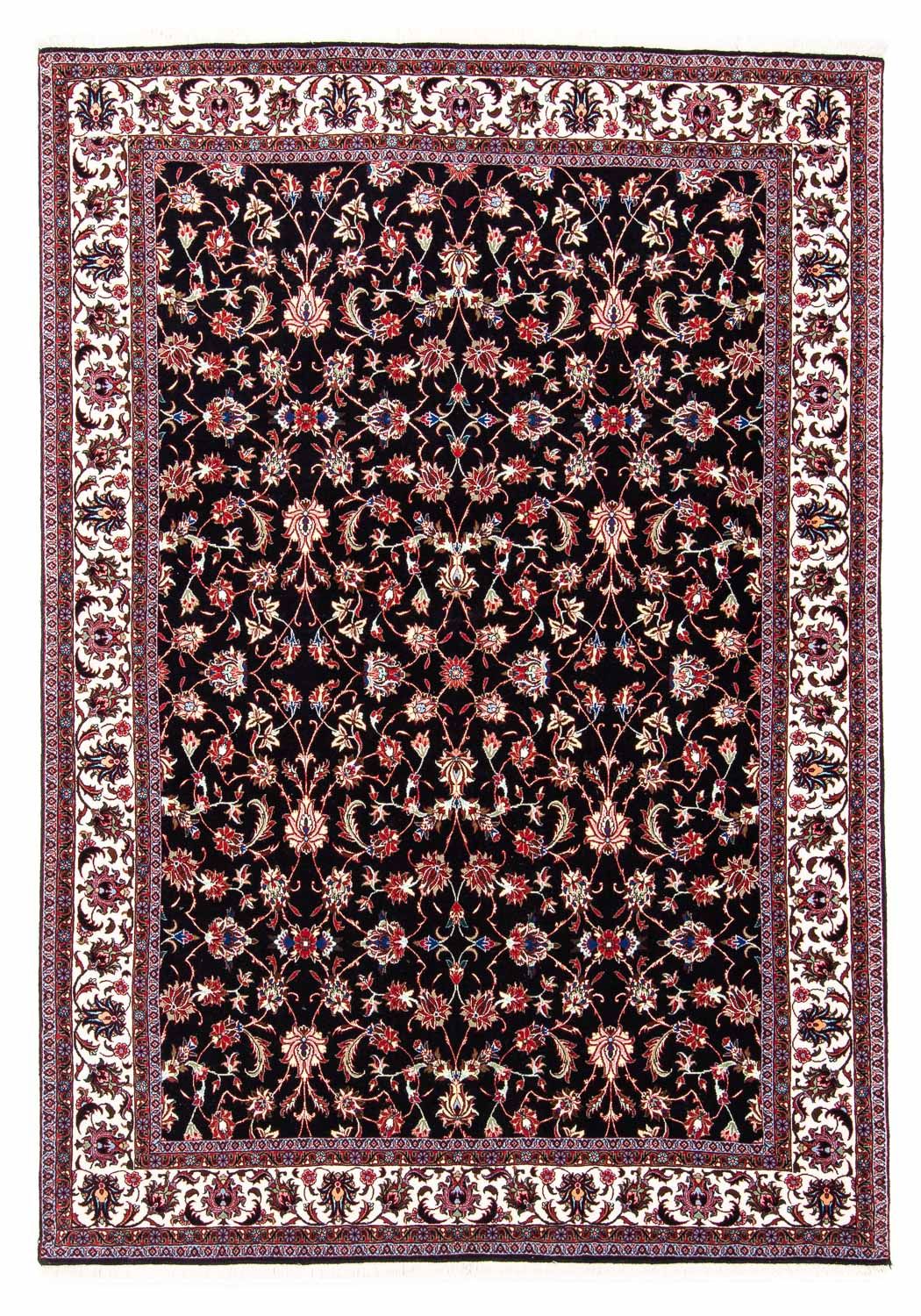 Persisk tæppe - Bijar - 237 x 167 cm - mørkeblå