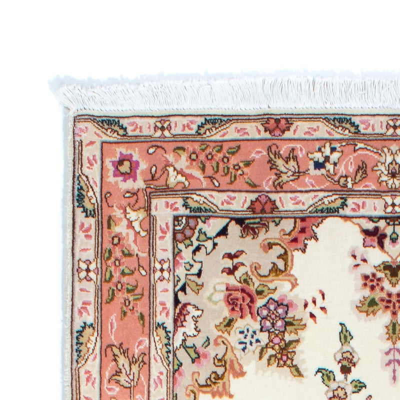 Løber Persisk tæppe - Tabriz - Royal - 215 x 81 cm - beige
